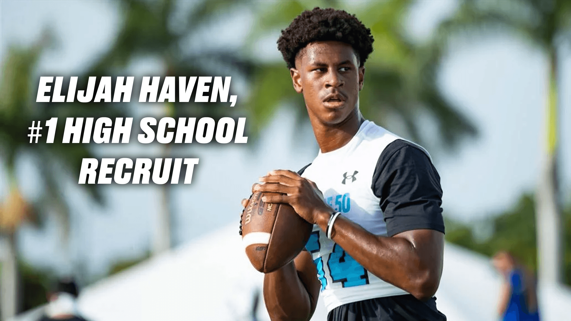Greg Olsen Interviews #1 High School Recruit, Elijah Haven